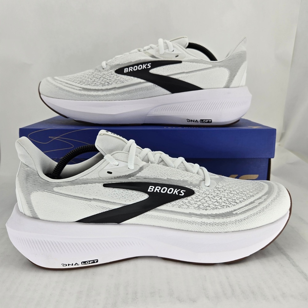 Brooks Revel 9 Mens 11 Running Shoes White Grey Black 1104991D135 DNA LOFT NIB